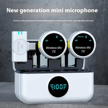 BOYA BY-MW6 Dual Wireless Lavalier Microphone – Professional Noise Reduction Mic System
